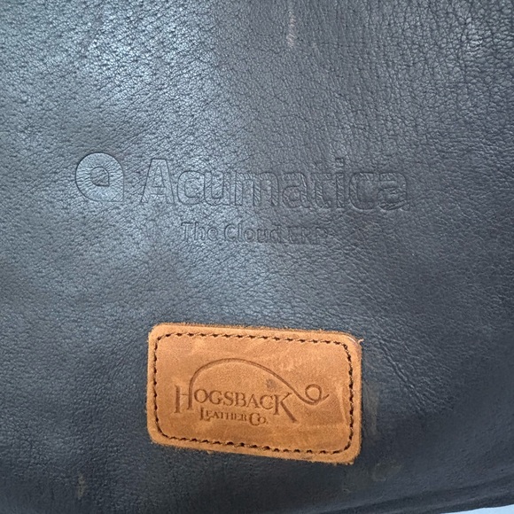 Vintage Hogsback Leather Co. Drawstring Backpack - Picture 2 of 5
